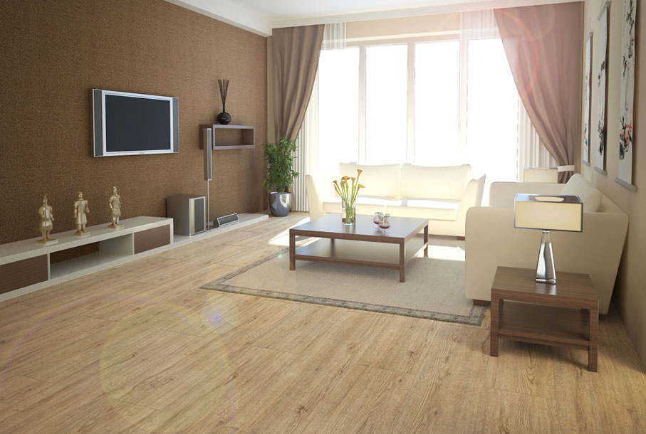 Wooden Color  WPC LVT SPC Plank for living room 4